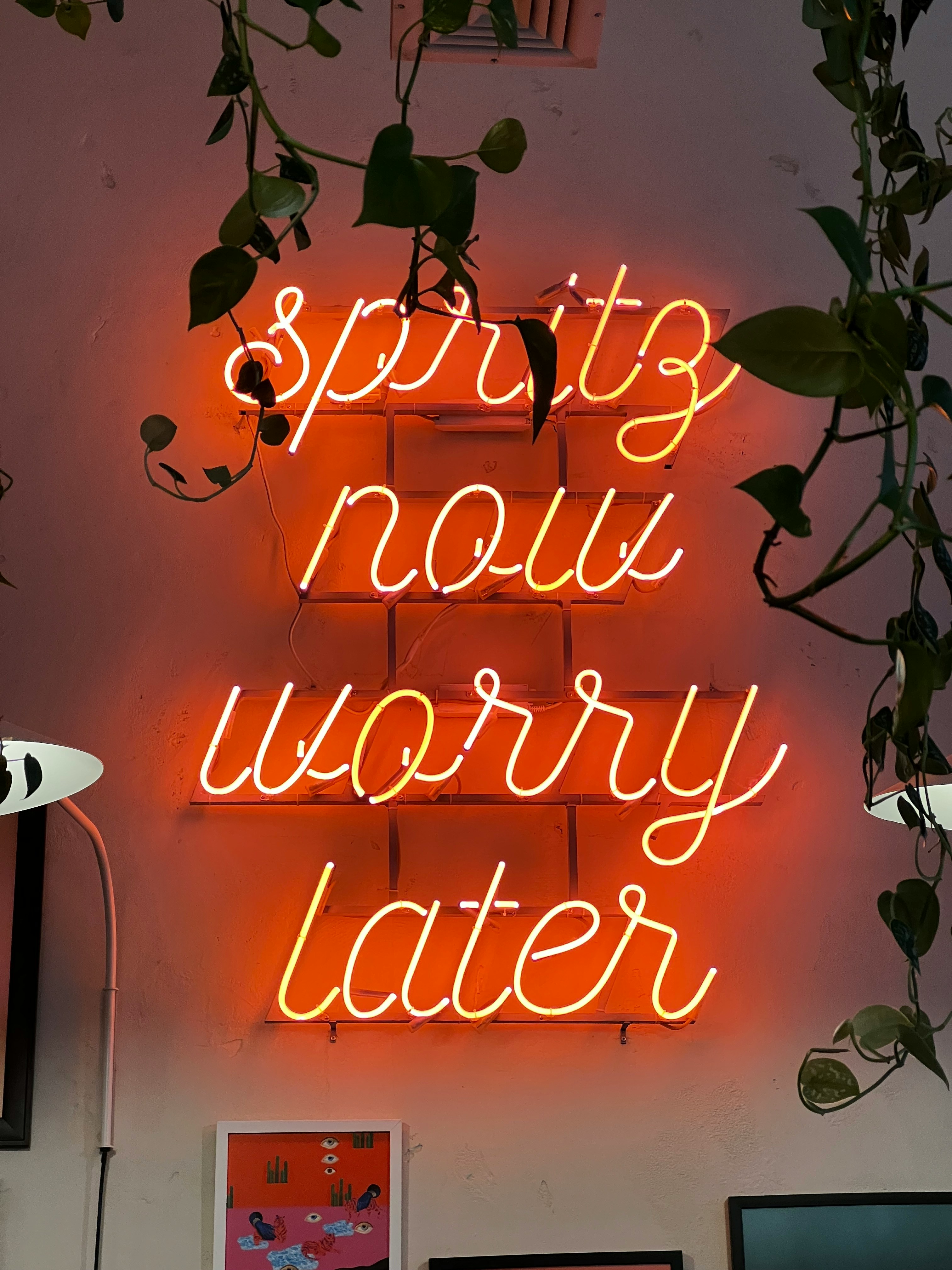 Spritz now, worry later